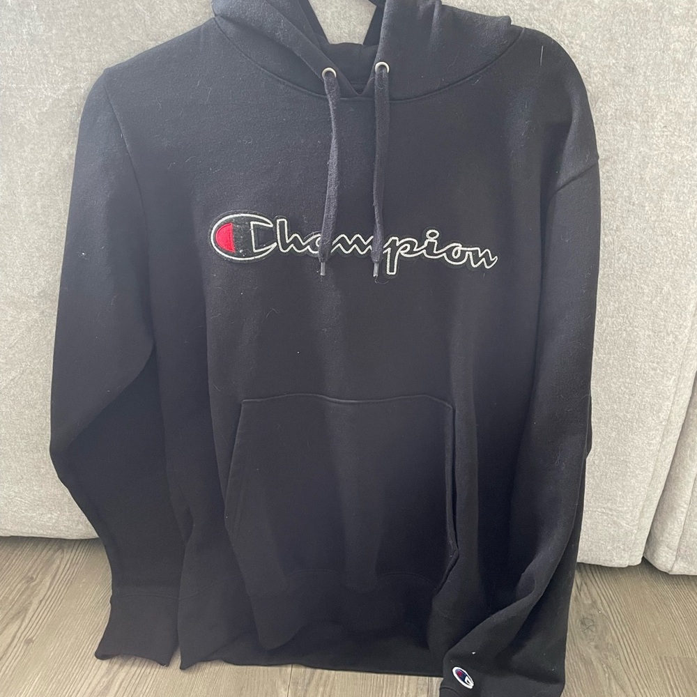 Champion Black Hoodie for Men